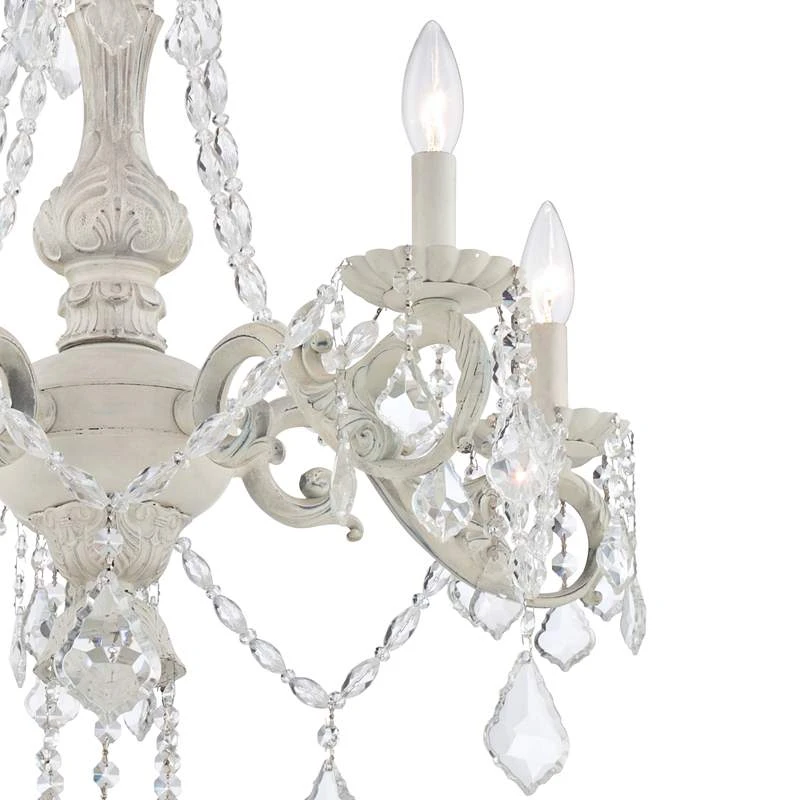 Kathy Ireland Chateau De Conde 26" Wide Traditional 5-Light Chandelier 6 Kathy Ireland Chateau De Conde 26" Wide Traditional 5-Light Chandelier - Image 4