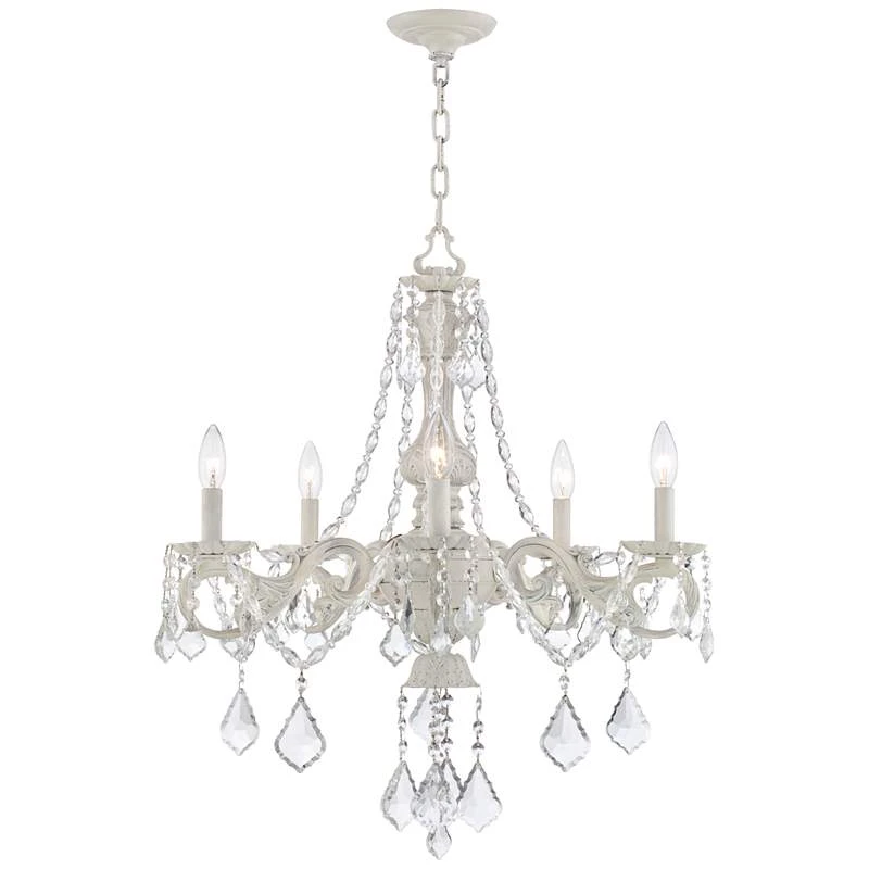 Kathy Ireland Chateau De Conde 26" Wide Traditional 5-Light Chandelier 7 Kathy Ireland Chateau De Conde 26" Wide Traditional 5-Light Chandelier - Image 5