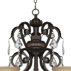 Kathy Ireland Ramas De Luces Bronze 31" Wide Chandelier -Golden Lighting Shop kathy ireland ramas de luces bronze 31 inch wide chandelier p0311views2