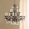 Kathy Ireland Venezia 12-Light 28" Wide Bronze Chandelier 1 Kathy Ireland Venezia 12-Light 28" Wide Bronze Chandelier -Golden Lighting Shop kathy ireland venezia 12 light 28 inch wide bronze chandelier x4971cropped