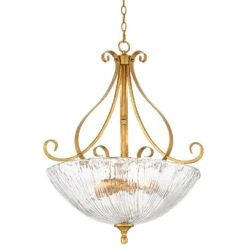 Front Page 22 Front Page -Golden Lighting Shop katrina 25 and one quarter inch wide gold leaf 3 light bowl pendant 442p2