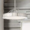Kendal 15 1/2" Wide Polished Nickel Drum Pendant Light 1 Kendal 15 1/2" Wide Polished Nickel Drum Pendant Light -Golden Lighting Shop kendal 15 and one half inch wide polished nickel drum pendant light 169n1cropped