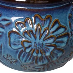 Kenroy Home Bird And Flowers 10 1/4" High Blue LED Tabletop Fountain -Golden Lighting Shop kenroy home bird and flowers 10 and one quarter inch high blue led tabletop fountain 884h0views2