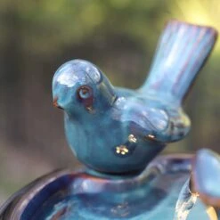 Kenroy Home Bird And Flowers 10 1/4" High Blue LED Tabletop Fountain -Golden Lighting Shop kenroy home bird and flowers 10 and one quarter inch high blue led tabletop fountain 884h0views3