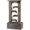 Kenroy Home Channel 19" High Slate Indoor LED Table Fountain -Golden Lighting Shop kenroy home channel 19 inch high slate indoor led table fountain 66k48