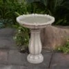 Kenroy Home Frost 22" High Light Stone Outdoor Bird Bath 1 Kenroy Home Frost 22" High Light Stone Outdoor Bird Bath -Golden Lighting Shop kenroy home frost 22 inch high light stone outdoor bird bath 908h0cropped