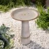 Kenroy Home Otaki 21 1/2"H Ivory Ceramic Outdoor Bird Bath 1 Kenroy Home Otaki 21 1/2"H Ivory Ceramic Outdoor Bird Bath -Golden Lighting Shop kenroy home otaki 21 and one half inchh ivory ceramic outdoor bird bath 864h0cropped