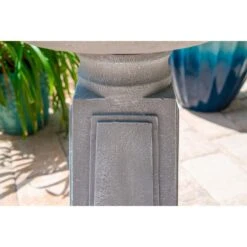 Kenroy Home Pedestal 21 1/2" High Outdoor Bird Bath -Golden Lighting Shop kenroy home pedestal 21 and one half inch high outdoor bird bath 66h62views3