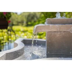 Kenroy Home Quad 31 1/2"H Concrete Outdoor Floor Fountain -Golden Lighting Shop kenroy home quad 31 and one half inchh concrete outdoor floor fountain 66h88views4