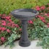 Kenroy Home Tucson 21" High Zinc Outdoor Bird Bath -Golden Lighting Shop kenroy home tucson 21 inch high zinc outdoor bird bath 904h0cropped