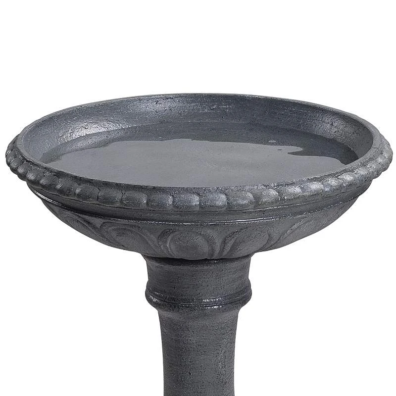 Kenroy Home Tucson 21" High Zinc Outdoor Bird Bath 5 Kenroy Home Tucson 21" High Zinc Outdoor Bird Bath - Image 3