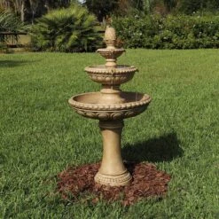 Kenroy Home Tucson 46"H Sandstone 3-Tier LED Floor Fountain 10 Kenroy Home Tucson 46"H Sandstone 3-Tier LED Floor Fountain -Golden Lighting Shop kenroy home tucson 46 inchh sandstone 3 tier led floor fountain 85a37views1