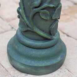 Kenroy Home Vineyard 22"H Bronze Patina Outdoor Bird Bath -Golden Lighting Shop kenroy home vineyard 22 inchh bronze patina outdoor bird bath 66h61views4