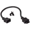 Kichler 14" Black Under Cabinet Interconnect Cable -Golden Lighting Shop kichler 14 inch black under cabinet interconnect cable 22858