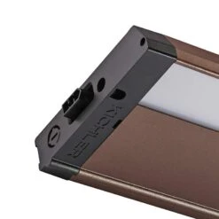 Kichler 4U 12" Wide Textured Bronze LED Under Cabinet Light -Golden Lighting Shop kichler 4u 12 inch wide textured bronze led under cabinet light 9n568views2