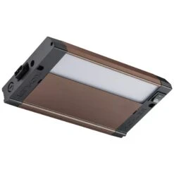Kichler 4U 8" Wide Textured Bronze LED Under Cabinet Light