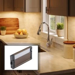 Kichler 4U Textured Bronze 8" Wide LED Under Cabinet Light