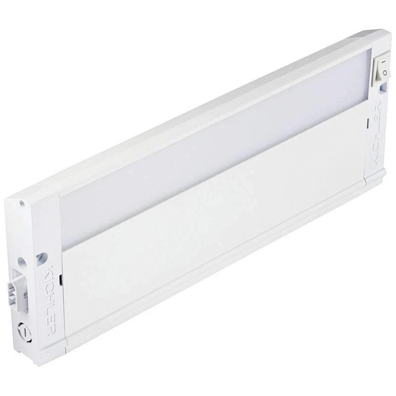 Kichler 4U Textured White 12" Wide LED Under Cabinet Light 4 Kichler 4U Textured White 12" Wide LED Under Cabinet Light - Image 2