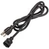 Kichler 62" Black Under Cabinet 3-Prong Power Cord -Golden Lighting Shop kichler 62 inch black under cabinet 3 prong power cord 14x16