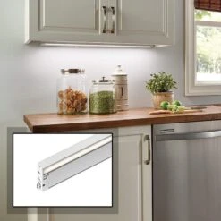 Kichler 6U 12" Wide Textured White LED Under Cabinet Light