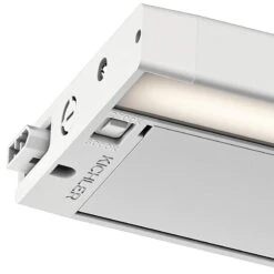 Kichler 6U 12" Wide Textured White LED Under Cabinet Light -Golden Lighting Shop kichler 6u 12 inch wide textured white led under cabinet light 23y20views2