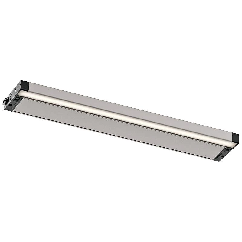 Kichler 6U 22" Wide Nickel Textured LED Under Cabinet Light 4 Kichler 6U 22" Wide Nickel Textured LED Under Cabinet Light - Image 2