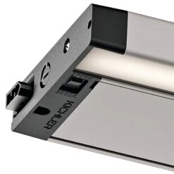 Kichler 6U 30" Wide Nickel Textured LED Under Cabinet Light -Golden Lighting Shop kichler 6u 30 inch wide nickel textured led under cabinet light 24a06views2