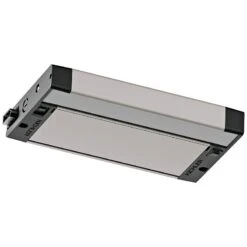 Kichler 6U 8" Wide Nickel Textured LED Under Cabinet Light -Golden Lighting Shop kichler 6u 8 inch wide nickel textured led under cabinet light 24a09views1