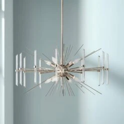 Kichler Eris 30" Wide Polished Nickel 8-Light Chandelier