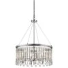 Kichler Piper 24" Wide Chrome Pendant Light