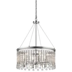 Kichler Piper 24" Wide Chrome Pendant Light