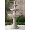 Kiera 46 1/2" High Ivory 3-Tier Tradtional Ceramic Fountain -Golden Lighting Shop kiera 46 and one half inch high ivory 3 tier tradtional ceramic fountain 78f18cropped