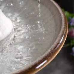 Knight 45 1/4" High Ivory 3-Tier LED Floor Water Fountain -Golden Lighting Shop knight 45 and one quarter inch high ivory 3 tier led floor water fountain 85a42views5