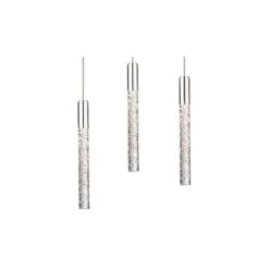 Magic 12"W Polished Nickel 3-Light LED Multi Light Pendant -Golden Lighting Shop magic 12 inchw polished nickel 3 light led multi light pendant 55p86views1