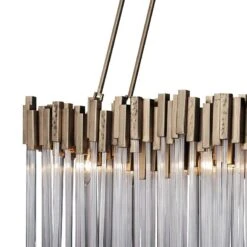 Matrix 36 1/2" Wide Havana Gold 6-Light Kitchen Island Light Pendant 8 Matrix 36 1/2" Wide Havana Gold 6-Light Kitchen Island Light Pendant -Golden Lighting Shop matrix 36 and one half inch wide havana gold 6 light kitchen island light pendant 45a91views2