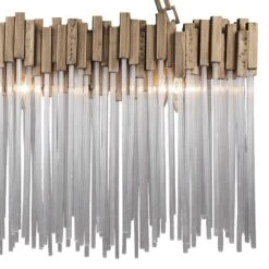 Matrix 36 1/2" Wide Havana Gold 6-Light Kitchen Island Light Pendant 9 Matrix 36 1/2" Wide Havana Gold 6-Light Kitchen Island Light Pendant -Golden Lighting Shop matrix 36 and one half inch wide havana gold 6 light kitchen island light pendant 45a91views3