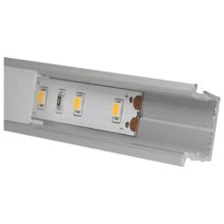 Mauer 98.42"W Stainless Steel Channel Rail For Strip Light -Golden Lighting Shop mauer 98 42 inchw stainless steel channel rail for strip light 050a6views2