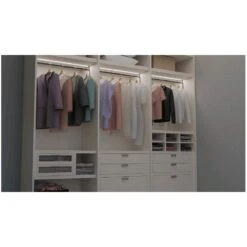 Mauer 98.42"W Stainless Steel Channel Rail For Strip Light -Golden Lighting Shop mauer 98 42 inchw stainless steel channel rail for strip light 050a6views5