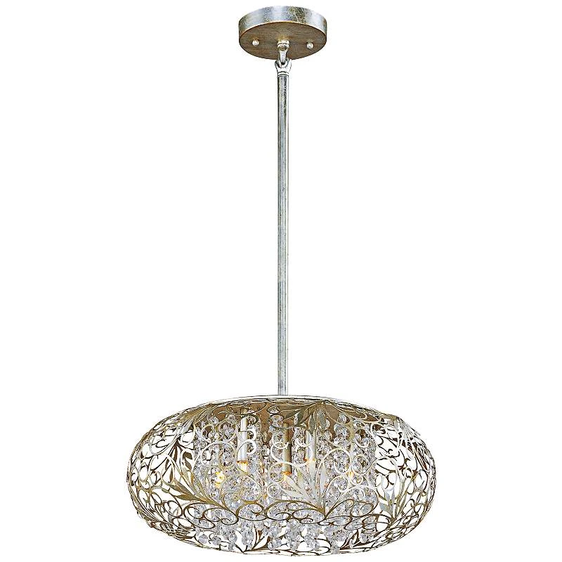 Maxim Arabesque 18" Wide Golden Silver Pendant Light 5 Maxim Arabesque 18" Wide Golden Silver Pendant Light - Image 3