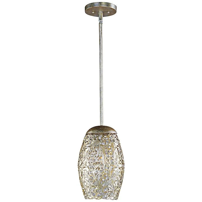 Maxim Arabesque 6 1/2" Wide Golden Silver Mini Pendant 5 Maxim Arabesque 6 1/2" Wide Golden Silver Mini Pendant - Image 3