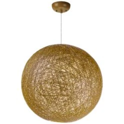 Maxim Bali 19" Wide Ball Globe Modern Pendant Light -Golden Lighting Shop maxim bali 19 inch wide ball globe modern pendant light 007c0views2