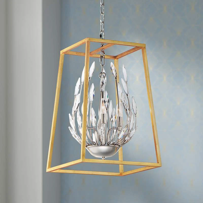 Maxim Bouquet 16" Wide Gold And Nickel Foyer Pendant Light 3 Maxim Bouquet 16" Wide Gold And Nickel Foyer Pendant Light