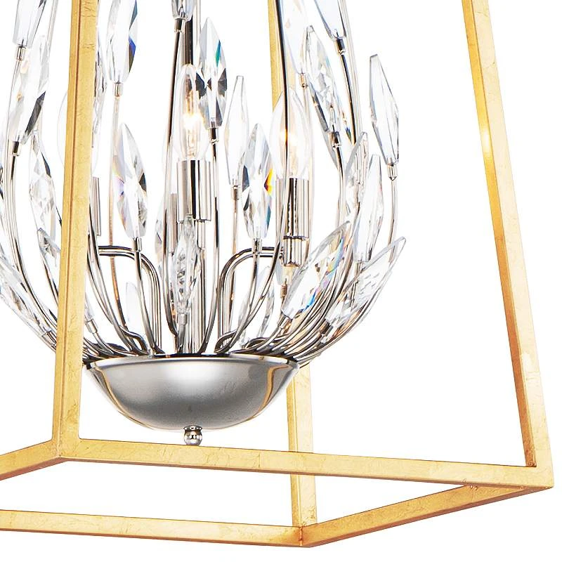 Maxim Bouquet 16" Wide Gold And Nickel Foyer Pendant Light 5 Maxim Bouquet 16" Wide Gold And Nickel Foyer Pendant Light - Image 3
