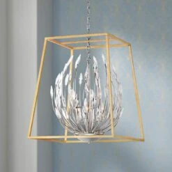 Maxim Bouquet 24 1/2"W Gold And Nickel Foyer Pendant Light