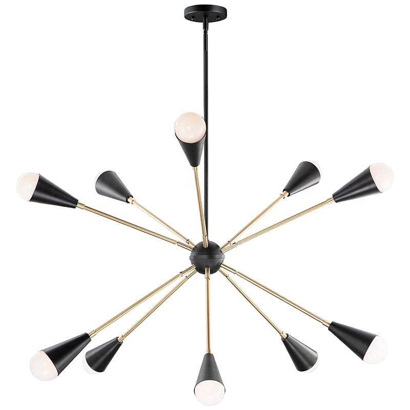 Maxim Lovell 32" Wide Black 10-Light LED Pendant Light 3 Maxim Lovell 32" Wide Black 10-Light LED Pendant Light