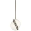 Michael Berman Brut 7" Wide Polished Nickel Mini-Pendant Light -Golden Lighting Shop michael berman brut 7 inch wide polished nickel mini pendant light 791m0