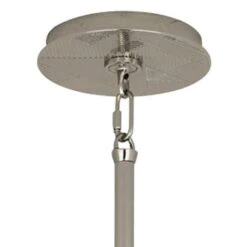 Michael Berman Brut 7" Wide Polished Nickel Mini-Pendant Light -Golden Lighting Shop michael berman brut 7 inch wide polished nickel mini pendant light 791m0views2