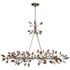 Misthaven 50"W Antique Gold Kitchen Island Light Chandelier 6 Misthaven 50"W Antique Gold Kitchen Island Light Chandelier -Golden Lighting Shop misthaven 50 inchw antique gold kitchen island light chandelier 78y16