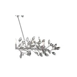 Misthaven 50"W Silver Leaf Kitchen Island Light Chandelier 7 Misthaven 50"W Silver Leaf Kitchen Island Light Chandelier -Golden Lighting Shop misthaven 50 inchw silver leaf kitchen island light chandelier 78y12views1