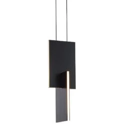 Modern Forms Amari 4.75" Wide Black Finish 1-Light LED Mini Pendant